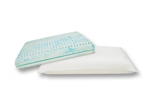 almohada de latex con gel termoreguladora