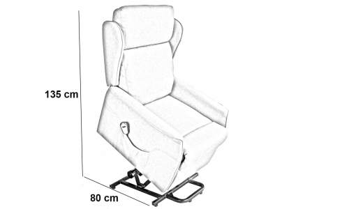 sillón relax elevación motor